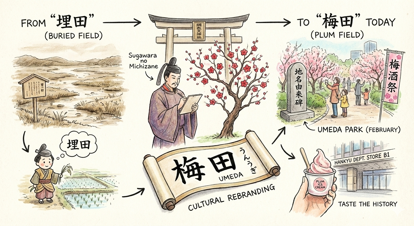 From a Buried Field to a Sacred Plum Garden