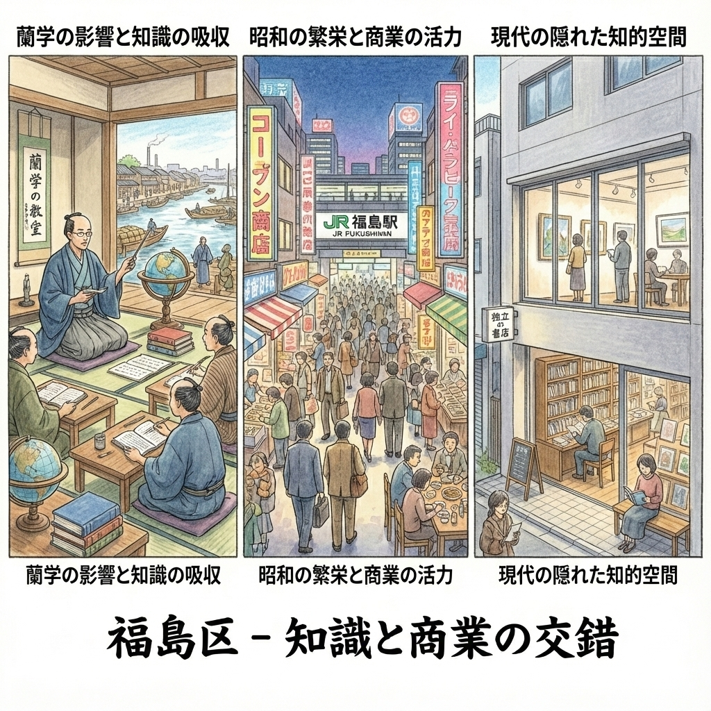 JR Fukushima Station shopping street