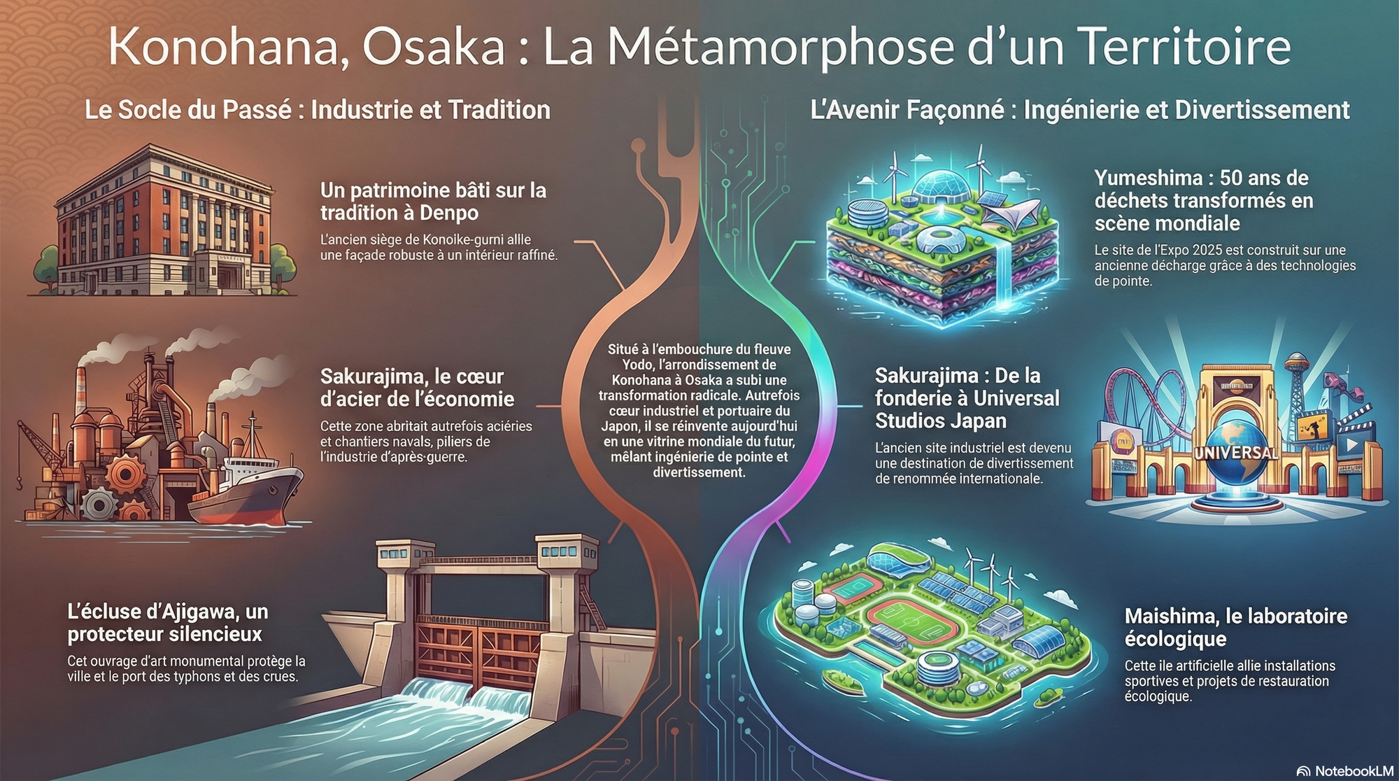 Konohana, Osaka: La Metamorphose d'un Territoire