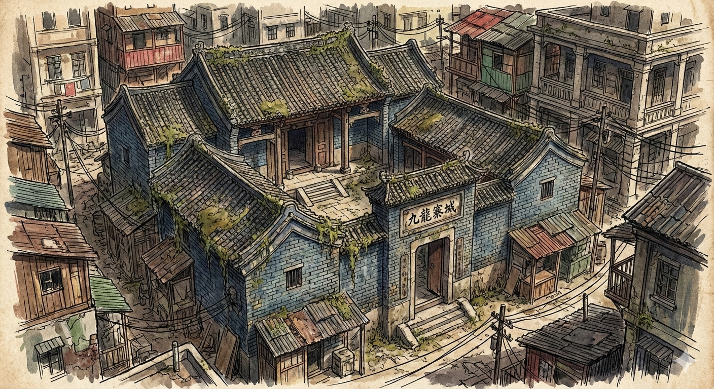 former Kowloon Walled City Yamen of Kowloon Walled City Park