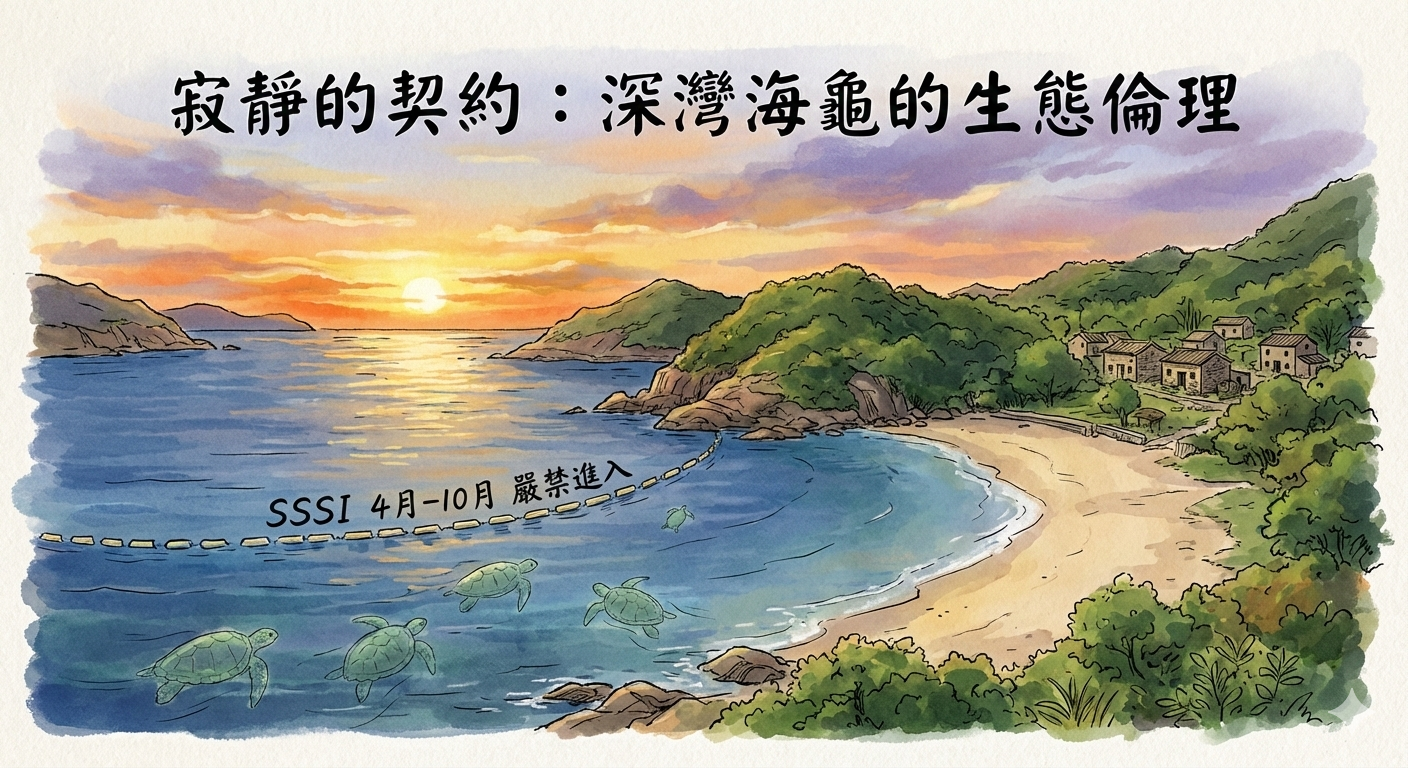 This site is the only nesting ground for Green Turtles in Hong Kong