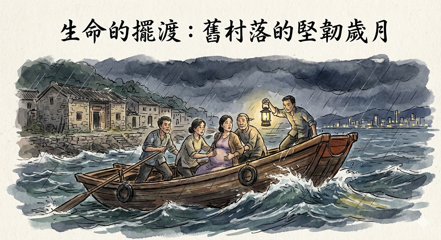 Expectant mothers or those facing medical emergencies relied on local midwives by boat