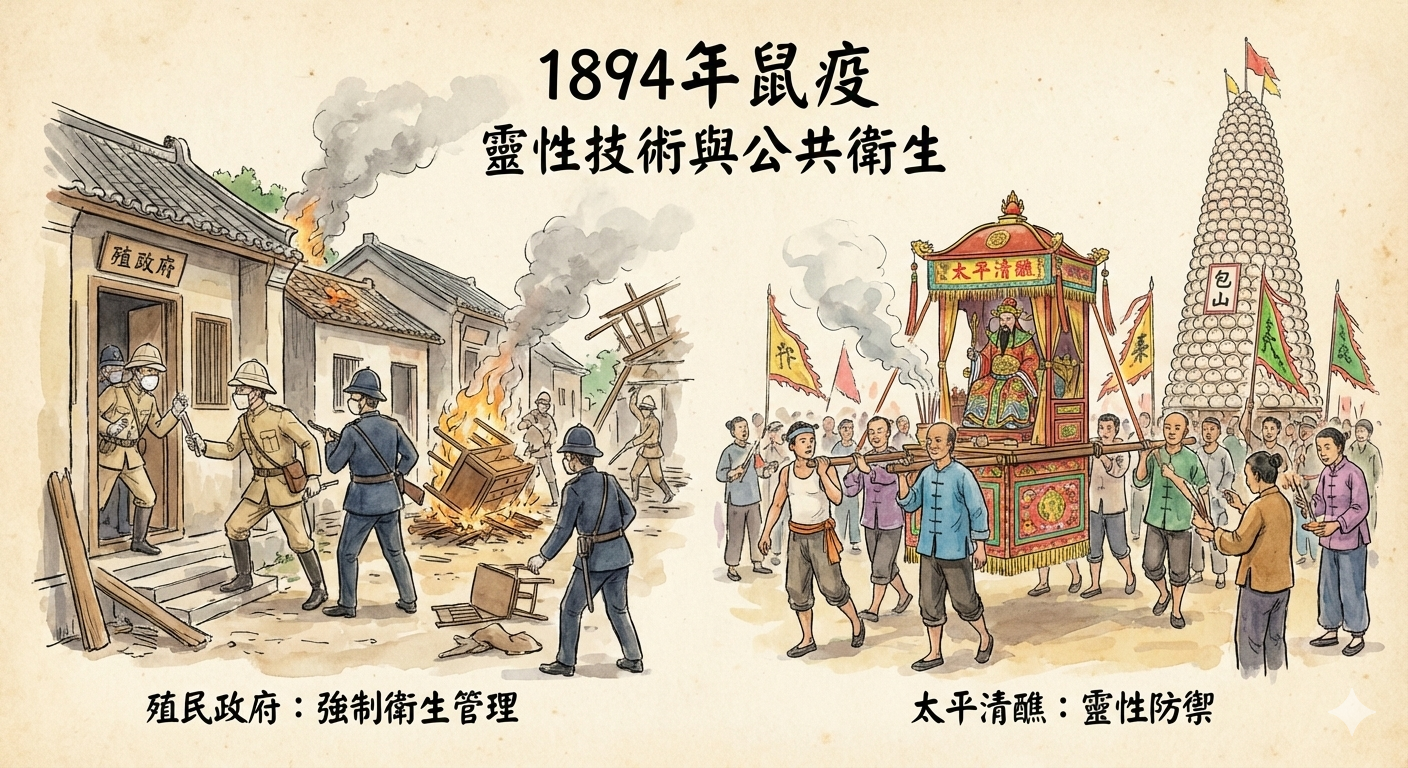 1894年のペストと太平清醮（饅頭祭）