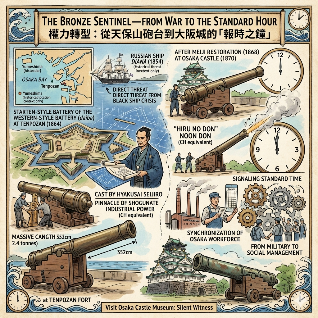 天保山砲台と「午（ひる）のドン」—権力の転換と時間の構築