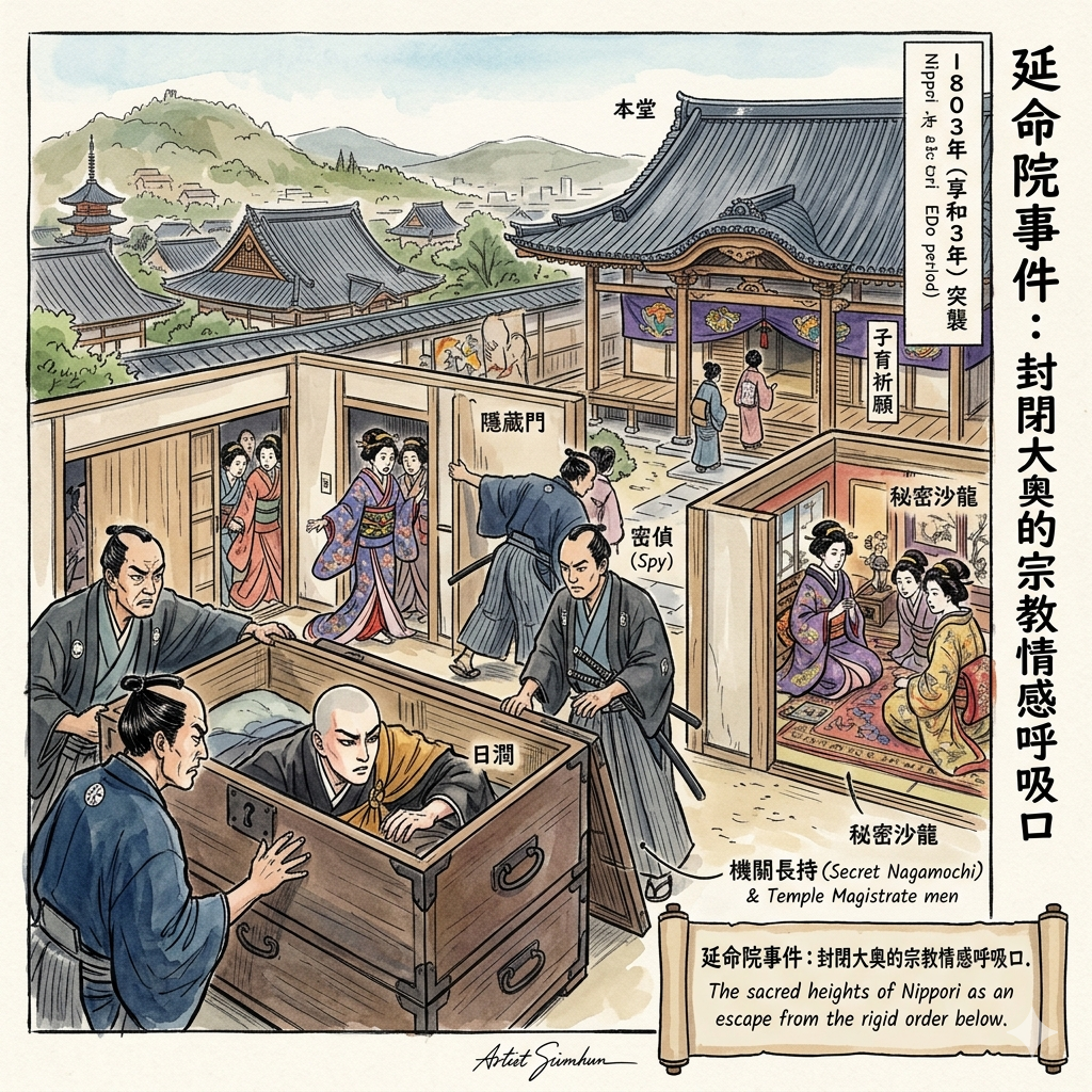 延命院事件：封閉大奧的宗教情感呼吸口