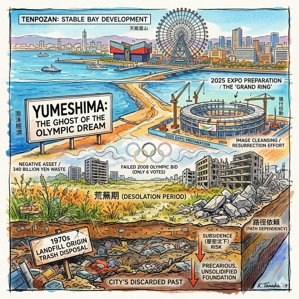 夢洲の「負の遺産」—バブルの幻想と万博への洗練