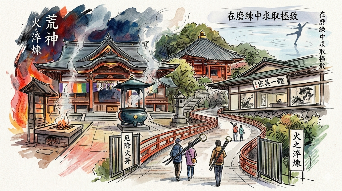 The Refining Hearth: Spiritual Dualities at Kiyoshikojin