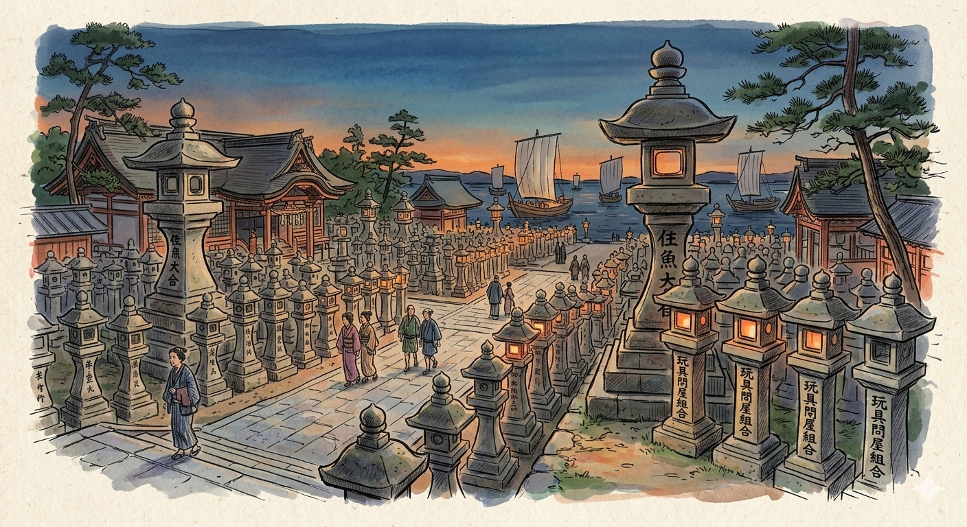 A 17th-Century Billboard: The 600 Stone Lanterns of Global Trade