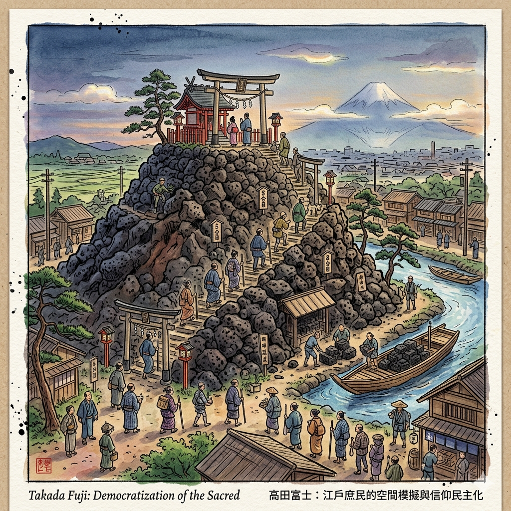 Le Takada Fuji : La démocratisation du sacré par la simulation
