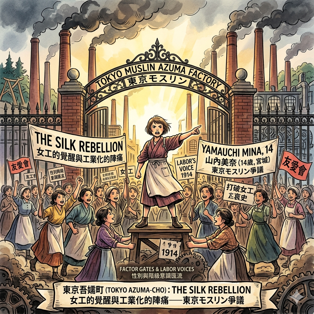 The Silk Rebellion: 14-Year-Old Yamauchi Mina and the Factory Gates