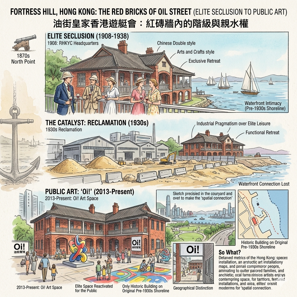 The Red Bricks of Oil Street (Elite Seclusion to Public Art)