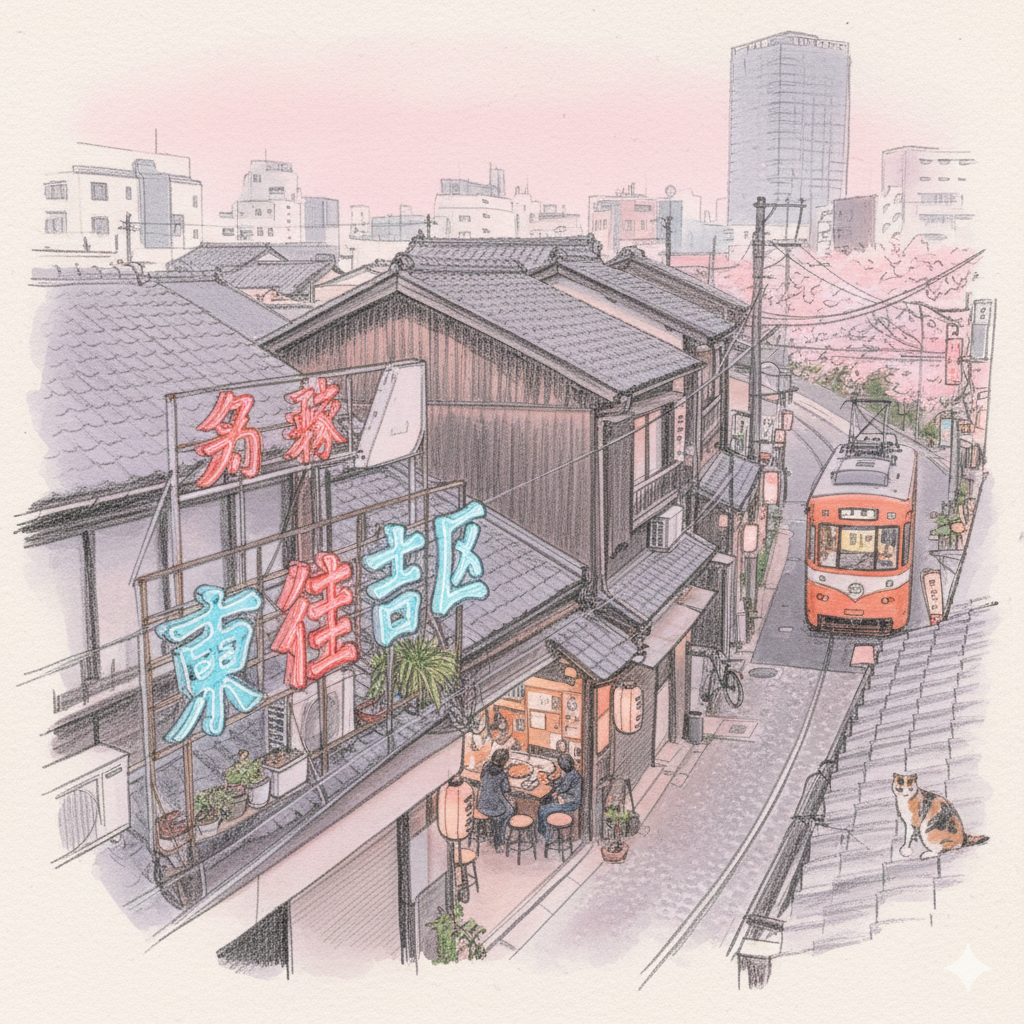 (CHI) 穿透靜謐的時光門戶：你所不知的大阪東住吉區，五個重塑城市記憶的隱藏故事