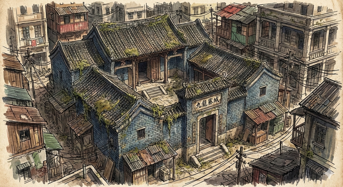 former Kowloon Walled City Yamen of Kowloon Walled City Park