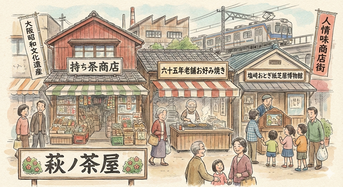 大阪の隠された心臓部、浪速区を歩く：歴史が息づく5つの物語