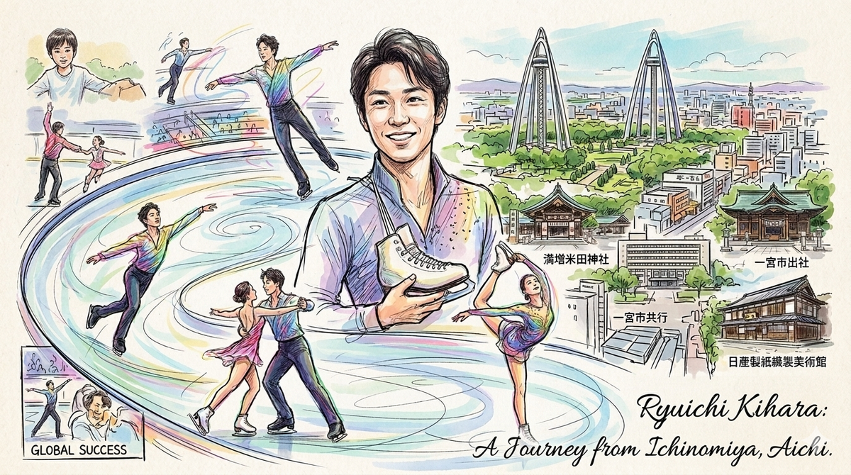 Ryuichi Kihara and his birthplace, Ichinomiya City, Aichi Prefecture