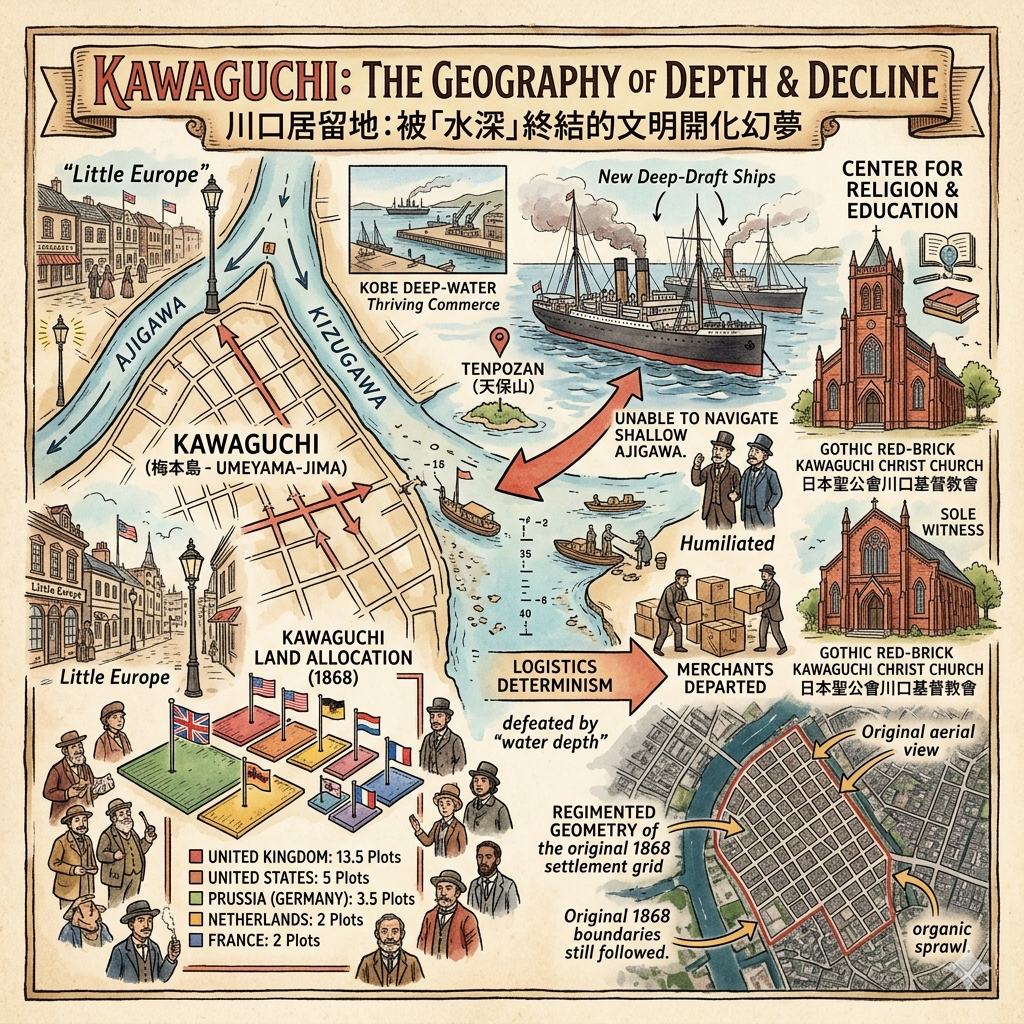 川口居留地—「水深」が決定した文明開化の興衰