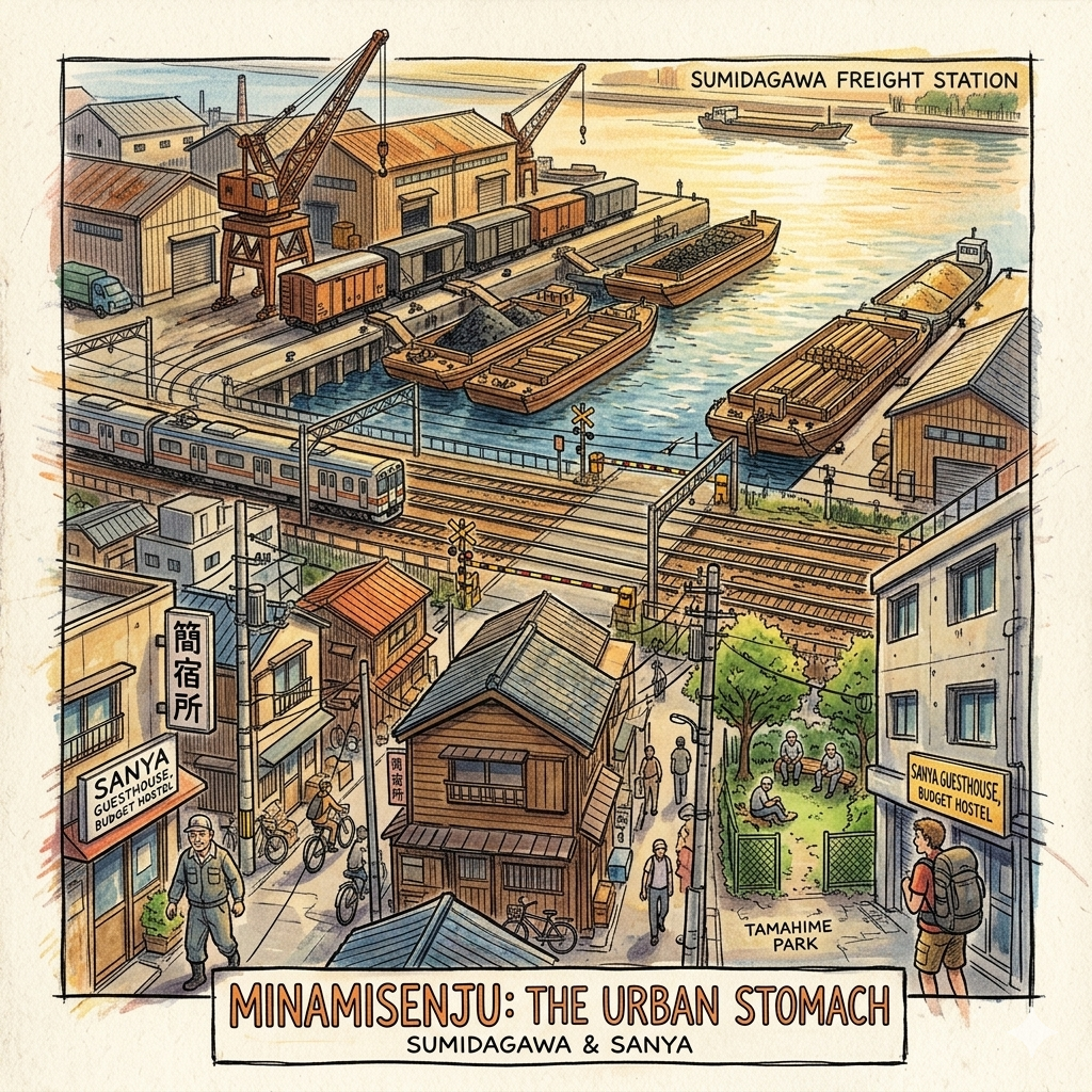 The Urban Stomach: Sumidagawa Freight Station and Sanya