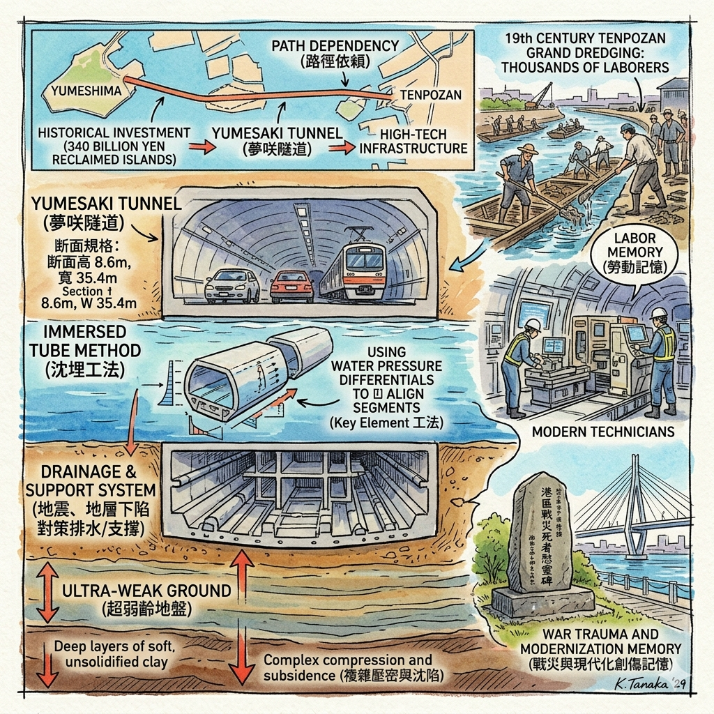 The Yumesaki Tunnel—Engineering the Mud