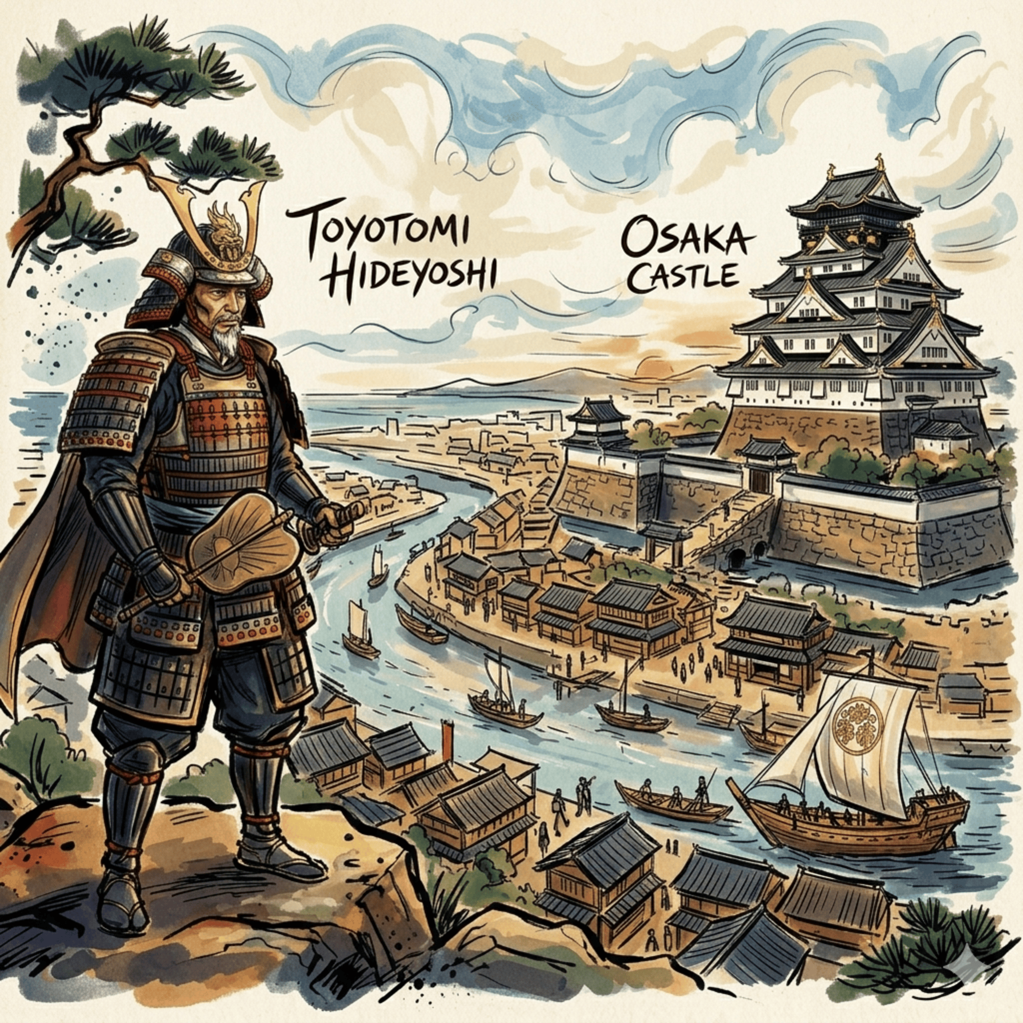 Toyotomi Hideyoshi and Osaka 豊臣秀吉與大阪