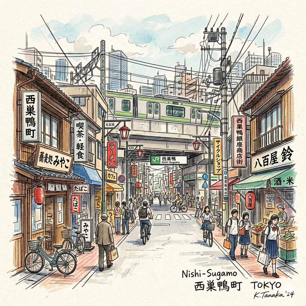 Nishi-sugamo 西巢鴨町