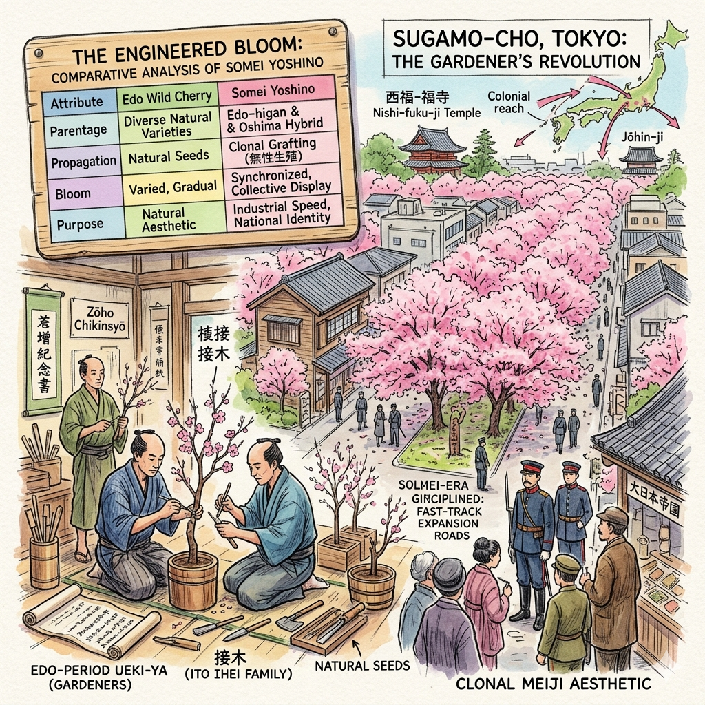 La Révolution Horticole de Somei : De l'emblème féodal au symbole national