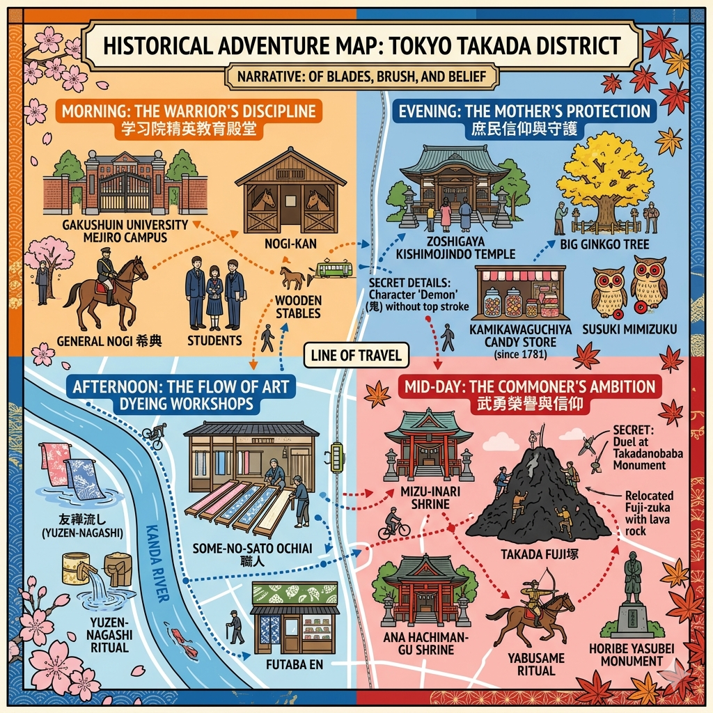 Tokyo Takada town one day itinerary