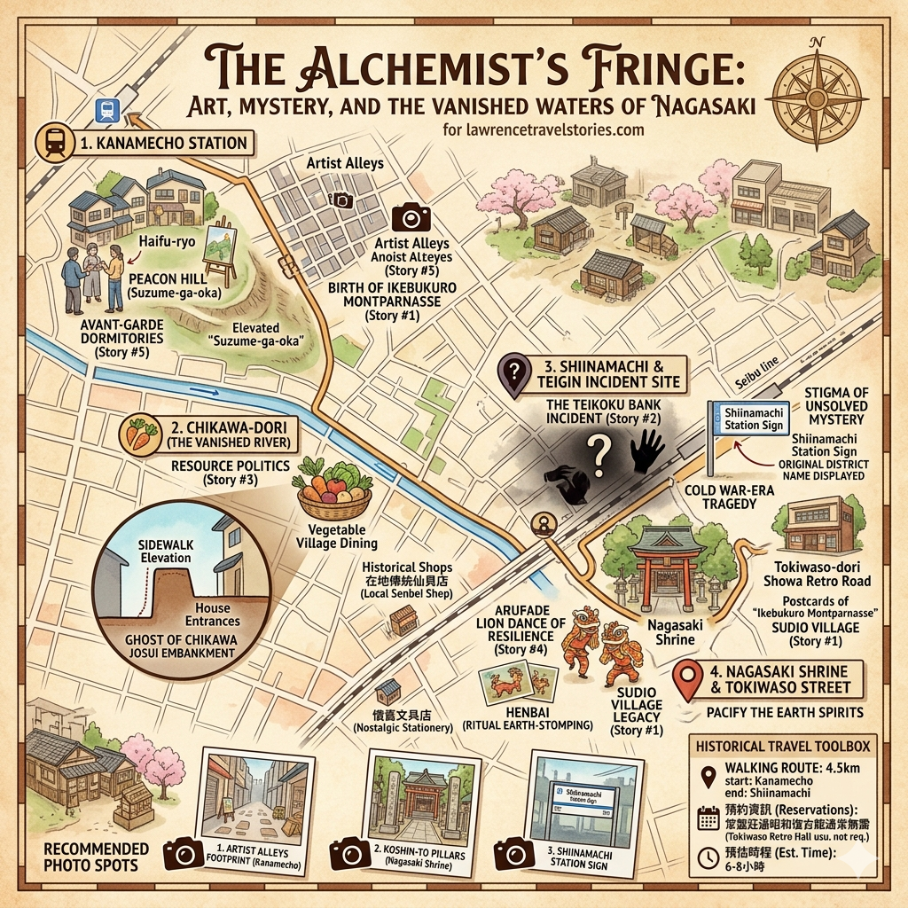  A one-day itinerary for sightseeing in Nagasaki Town, Tokyo