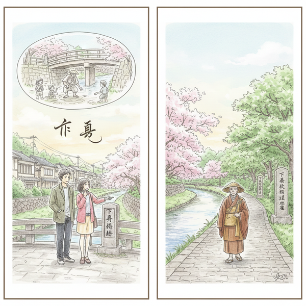 げどばし | 石神井川の歩道