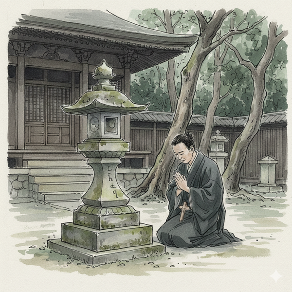 見次山延命寺 (Kenjizan Enmei-ji Temple) 內的隱藏切支丹燈籠