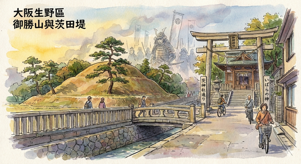 Okachiyama and Ibaraki embankment