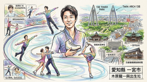 木原龍一與出生地愛知縣一宮市