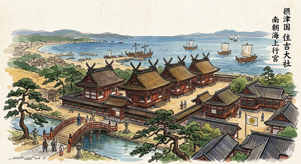 The Southern Court’s Maritime Bastion (Protect maritime commerce): Sumiyoshi Taisha