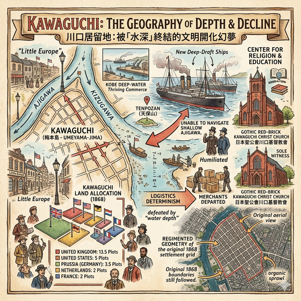 川口居留地—「水深」が決定した文明開化の興衰