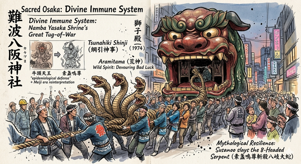 難波八阪神社（保護免卻厄運）：從牛頭天王到素盞嗚尊的生存策略