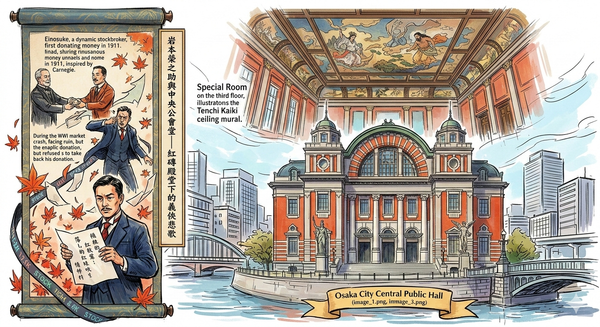 La Biblioteca Nakanoshima y el Honor del Mecenas