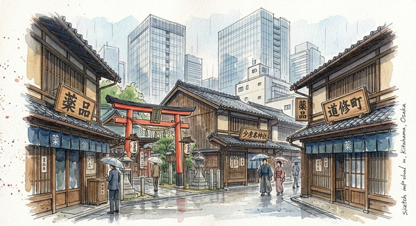 Doshomachi : L'Alchimie du Commerce des Médicaments