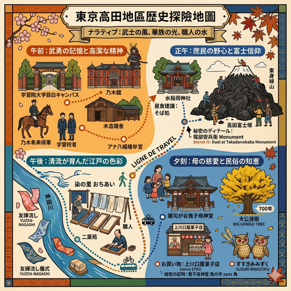 東京高田町一日遊行程